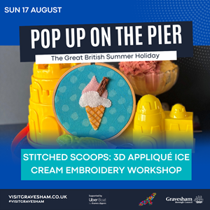 Stitched Scoops Workshop Visit Gravesham